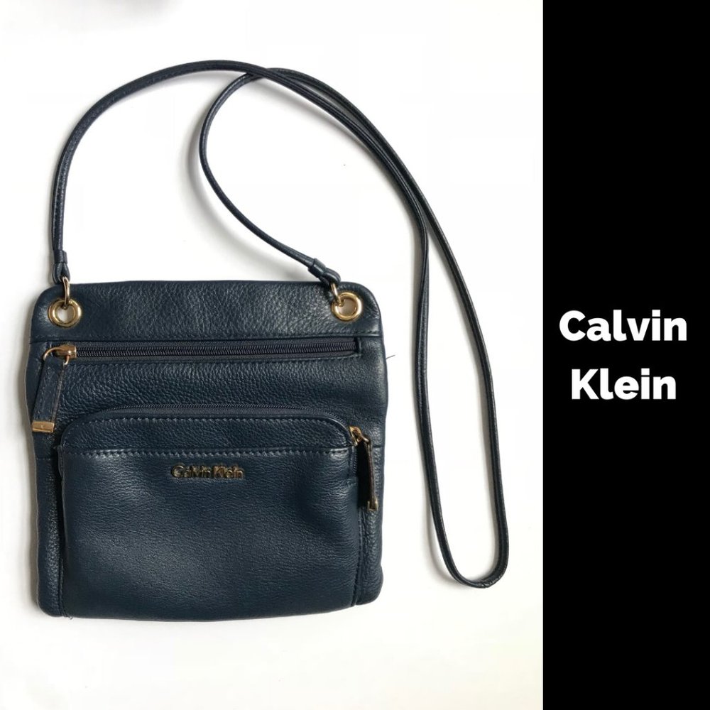Calvin Klein Navy Crossbody Purse